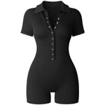 “ La belle “ Compression and Tummy control Romper short sleeve