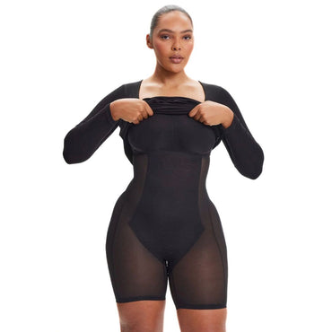 "La Belle" Secret Compression &amp; Tummy Control Dress Long Sleeve